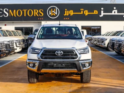 2026 Toyota Hilux DC AT 2.7 L 4-cylinder Petrol Dual VVT-i Engine White Red Pickup Truck GCC