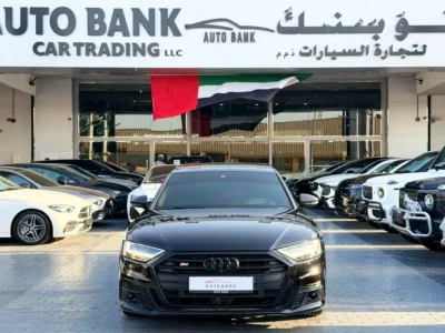 2021 Audi S8 Black Edition 8 Cylinders Petrol Engine Black Red Sedan GCC Specs FULLY LOADED