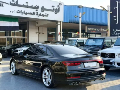 2021 Audi S8 Black Edition 8 Cylinders Petrol Engine Black Red Sedan GCC Specs FULLY LOADED