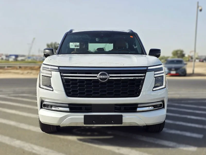 2026 Nissan Patrol LE Platinum City 3.5L Twin Turbo 6 Cylinders Petrol Engine White Tan SUV