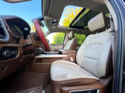 2019 Dodge Ram 1500 Laramie 8 Cylinders Petrol Engine Black Beige Pickup Truck GCC Specs
