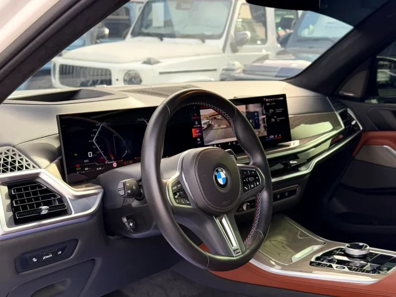 2025 BMW X5 M60i 8 Cylinders Petrol Engine White Brown SUV GCC Specs Automatic