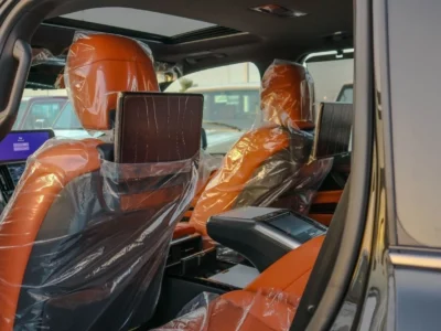 2025 Lexus LX700h 3.5 Litres V6 Twin-Turbo Hybrid Engine Black Orange SUV GCC Specs