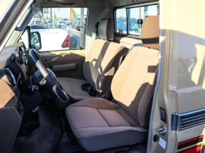 2025 Toyota Land Cruiser 70 Series 4.0L V6 Single Cab Utility Beige Pickup Truck MT GCC