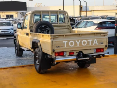 2025 Toyota Land Cruiser 70 Series Std 4.0L V6 Single Cab Utility Beige Pickup Truck GCC Specs