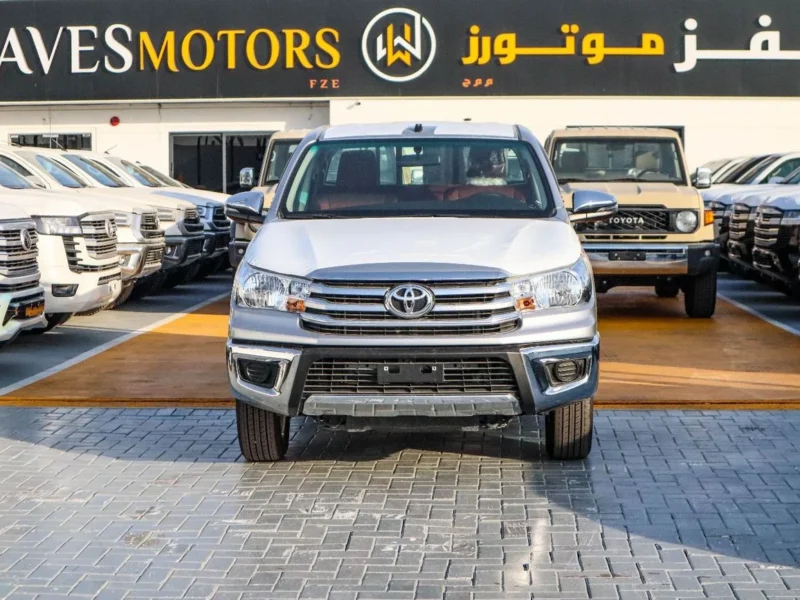 2026 Toyota Hilux DC MT 2.7 L 4-cylinder Petrol Dual VVT-i Engine Silver Red Pickup Truck GCC