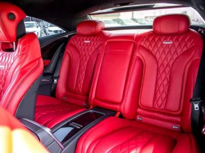 2015 Mercedes-Benz S-Class S 550 4MATIC 8 Cylinders Petrol Engine Black Red Coupe Automatic