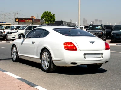 2007 Bentley Continental GT 12 Cylinders Petrol Engine White Tan Coupe GCC Specs Pristine Condition