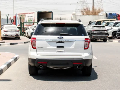 2015 Ford Explorer Limited 6 Cylinders Petrol Engine White Black SUV Japanese Specs SUPER CLEAN