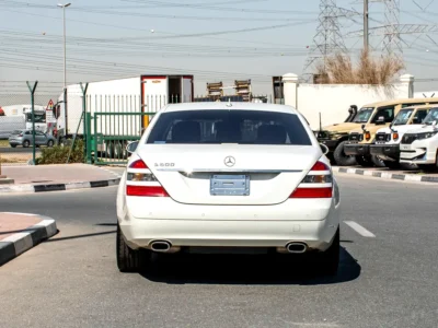 2007 Mercedes-Benz S-Class S 600 12 Cylinders Petrol Engine White Black Sedan Japanese Specs