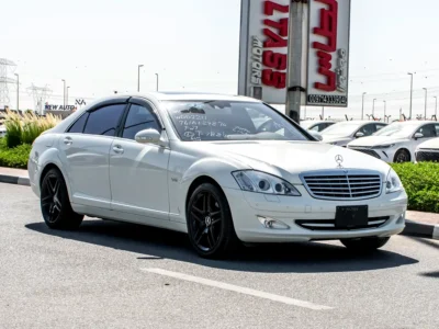 2007 Mercedes-Benz S-Class S 600 12 Cylinders Petrol Engine White Black Sedan Japanese Specs