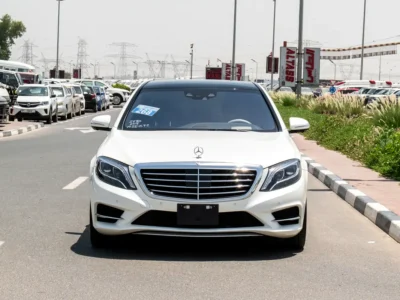 2015 Mercedes-Benz S-Class S 550 8 Cylinders Petrol Engine White Black Sedan PREMIUM EDITION