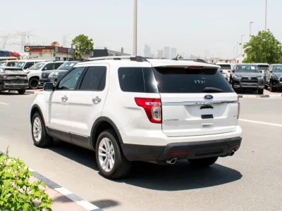 2015 Ford Explorer Limited 6 Cylinders Petrol Engine White Black SUV Japanese Specs SUPER CLEAN