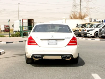 2007 Mercedes-Benz S-Class S 65 AMG 12 Cylinders Petrol Engine White Beige Sedan Automatic