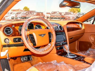 2007 Bentley Continental GT 12 Cylinders Petrol Engine White Tan Coupe GCC Specs Pristine Condition