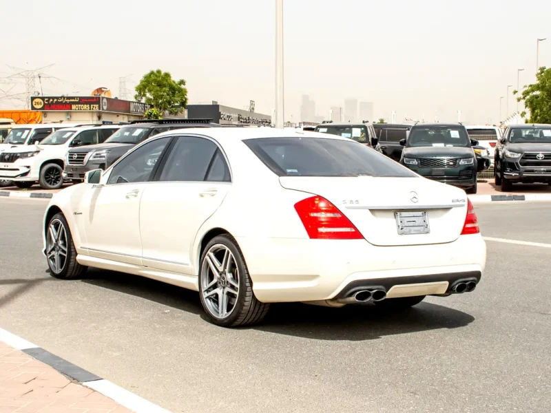 2007 Mercedes-Benz S-Class S 65 AMG 12 Cylinders Petrol Engine White Beige Sedan Automatic