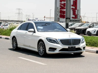 2015 Mercedes-Benz S-Class S 550 8 Cylinders Petrol Engine White Black Sedan PREMIUM EDITION