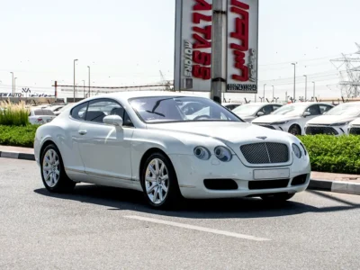 2007 Bentley Continental GT 12 Cylinders Petrol Engine White Tan Coupe GCC Specs Pristine Condition