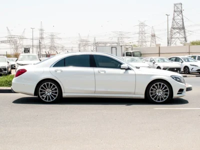 2015 Mercedes-Benz S-Class S 550 8 Cylinders Petrol Engine White Black Sedan PREMIUM EDITION