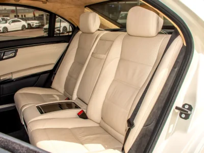 2007 Mercedes-Benz S-Class S 65 AMG 12 Cylinders Petrol Engine White Beige Sedan Automatic