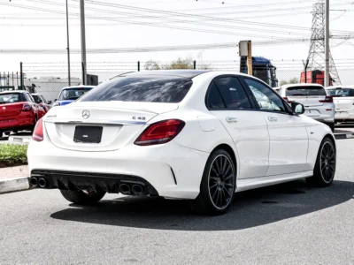 2019 Mercedes-Benz C-Class C43 AMG 6 Cylinders Petrol Engine White Black Sedan Japanese Specs