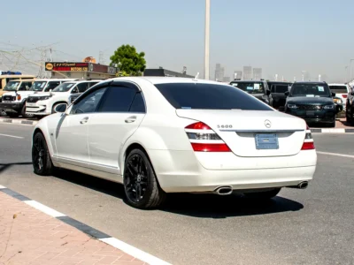 2007 Mercedes-Benz S-Class S 600 12 Cylinders Petrol Engine White Black Sedan Japanese Specs