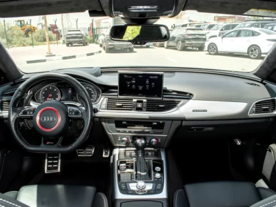2014 Audi S6/RS6 8 Cylinders Petrol Engine Black Sedan Japanese Specs SUPER CLEAN