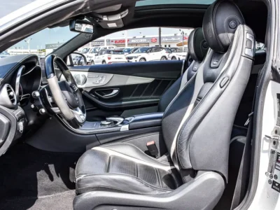 2017 Mercedes-Benz C-Class C63 S AMG 8 Cylinders Petrol Engine White Black Coupe SUPER CLEAN
