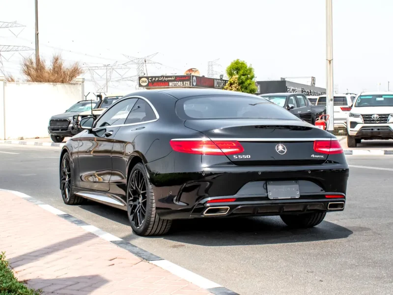 2015 Mercedes-Benz S-Class S 550 4MATIC 8 Cylinders Petrol Engine Black Red Coupe Automatic