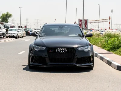 2014 Audi S6/RS6 8 Cylinders Petrol Engine Black Sedan Japanese Specs SUPER CLEAN