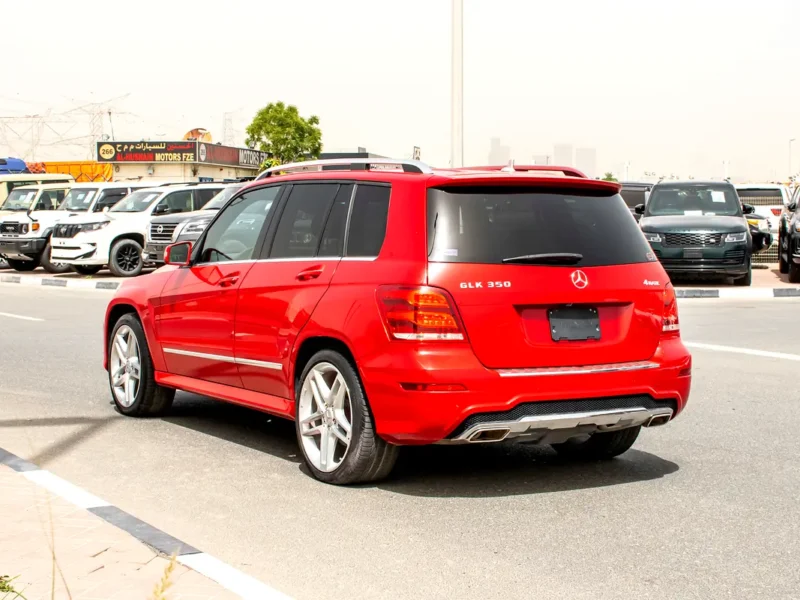 2013 Mercedes-Benz GLK-Class GLK 350 4matic 6 Cylinders Petrol Engine Red Black SUV Automatic