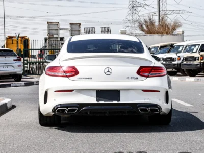 2017 Mercedes-Benz C-Class C63 S AMG 8 Cylinders Petrol Engine White Black Coupe SUPER CLEAN