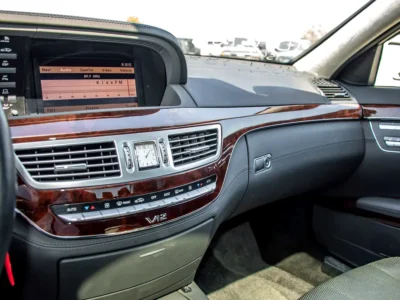 2007 Mercedes-Benz S-Class S 600 12 Cylinders Petrol Engine White Black Sedan Japanese Specs