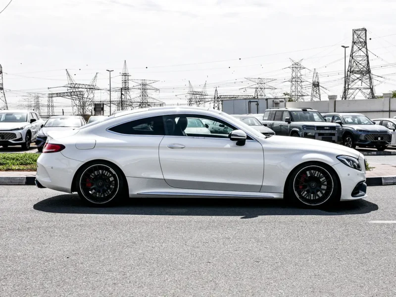 2017 Mercedes-Benz C-Class C63 S AMG 8 Cylinders Petrol Engine White Black Coupe SUPER CLEAN