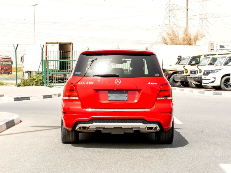 2013 Mercedes-Benz GLK-Class GLK 350 4matic 6 Cylinders Petrol Engine Red Black SUV Automatic