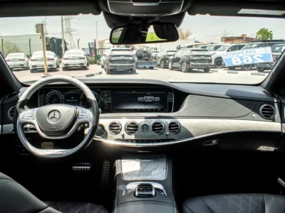 2015 Mercedes-Benz S-Class S 550 8 Cylinders Petrol Engine White Black Sedan PREMIUM EDITION