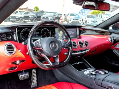 2015 Mercedes-Benz S-Class S 550 4MATIC 8 Cylinders Petrol Engine Black Red Coupe Automatic