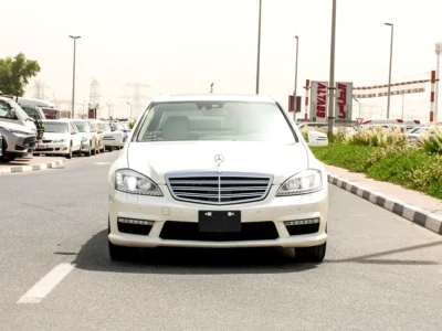 2007 Mercedes-Benz S-Class S 65 AMG 12 Cylinders Petrol Engine White Beige Sedan Automatic