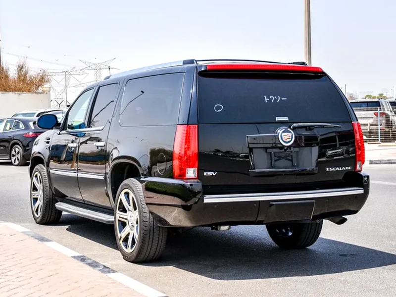 2008 Cadillac Escalade ESV 8 Cylinders Petrol Engine Black SUV Japanese Specs SUPER CLEAN