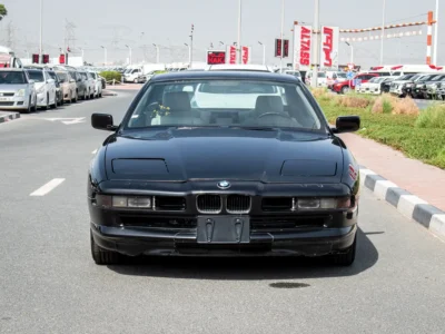 1992 BMW 8-Series 850i 12 Cylinders Petrol Engine Blue White Coupe Japanese Specs Very Clean