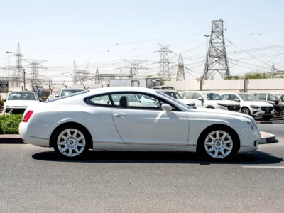 2007 Bentley Continental GT 12 Cylinders Petrol Engine White Tan Coupe GCC Specs Pristine Condition