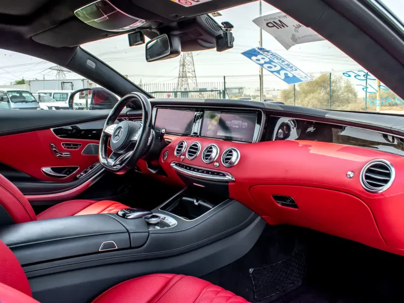 2015 Mercedes-Benz S-Class S 550 4MATIC 8 Cylinders Petrol Engine Black Red Coupe Automatic