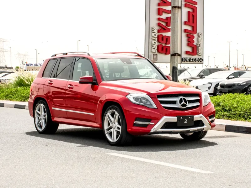 2013 Mercedes-Benz GLK-Class GLK 350 4matic 6 Cylinders Petrol Engine Red Black SUV Automatic