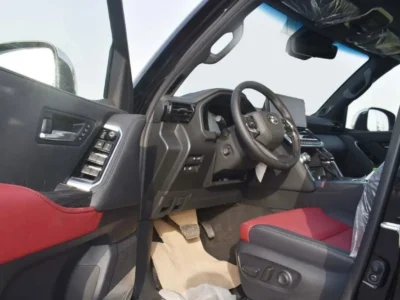 2025 Toyota Land Cruiser VXR 3.5 Litres 6 Cylinders Hybrid Engine Black Red SUV Automatic