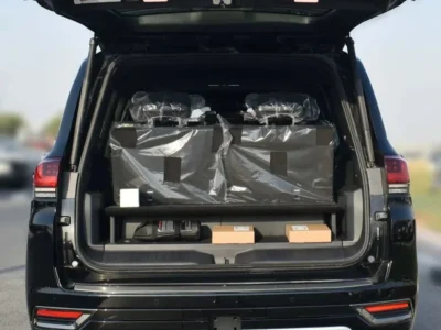 2025 Toyota Land Cruiser VXR 3.5 Litres 6 Cylinders Hybrid Engine Black Red SUV Automatic