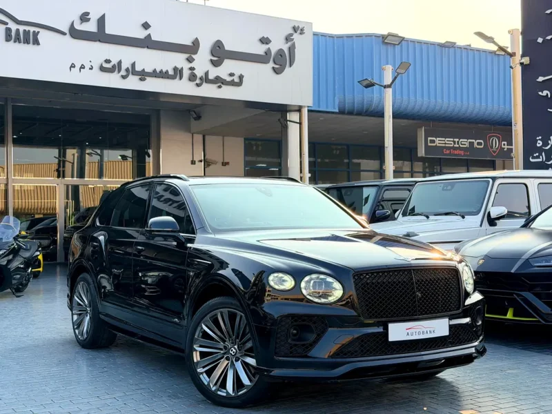 2021 Bentley Bentayga W12 Speed 12 Cylinders Engine Black SUV GCC Specs Automatic