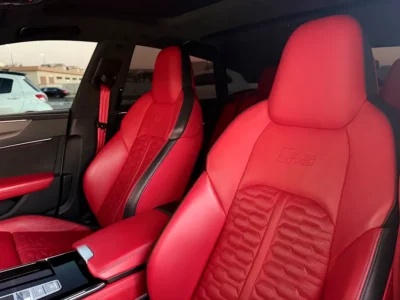 2021 Audi S7/RS7 4.0 TFSI Quattro 8 Cylinders Petrol Engine White Red Sedan Automatic