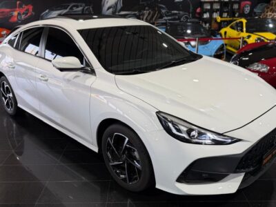 2025 MG GT STD TURBO 1.5 Litres 4 Cylinders Petrol Engine White Black Sedan GCC Specs