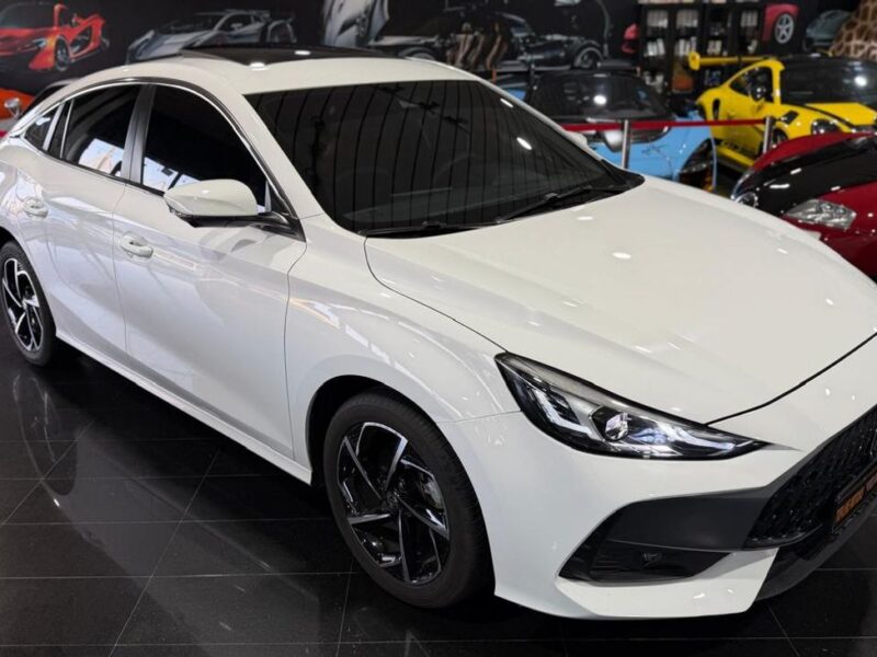 2025 MG GT STD TURBO 1.5 Litres 4 Cylinders Petrol Engine White Black Sedan GCC Specs