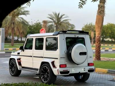 2016 Mercedes-Benz G-Class G 63 AMG 8 Cylinders Petrol Engine White Brown SUV GCC Specs